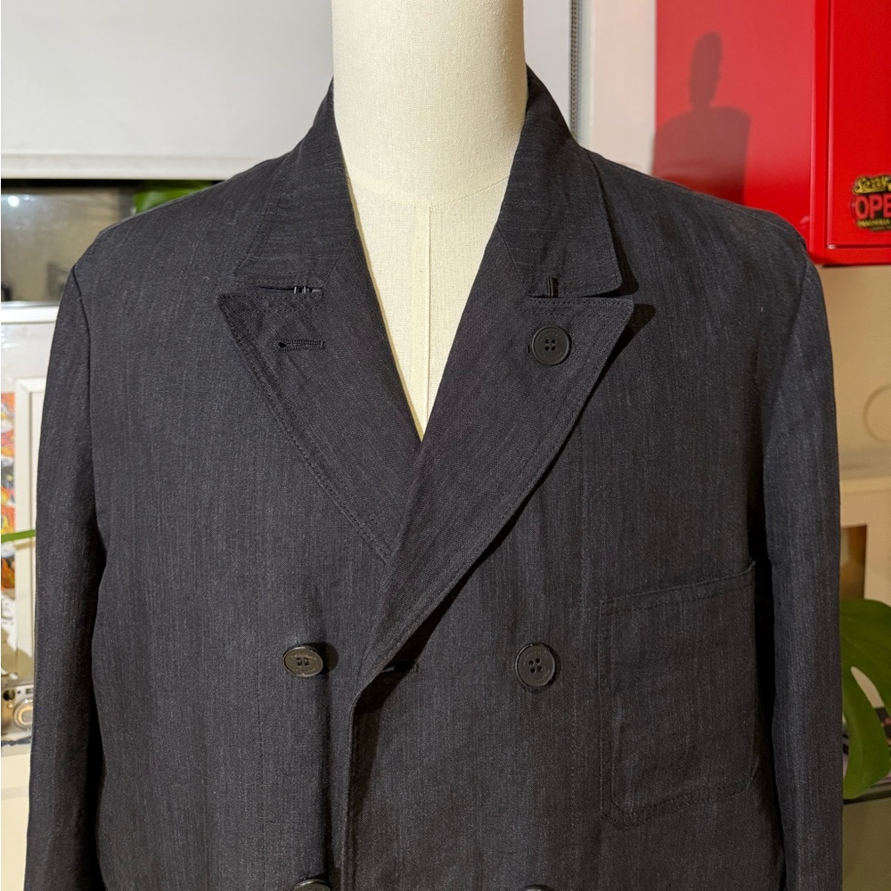 Mens Burberry double breasted Linen Sport Coat/Blazer. - Picture 5 of 15